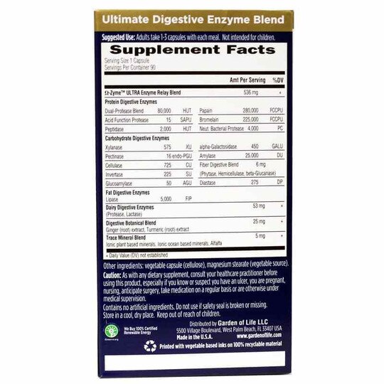 Omega-Zyme Ultra Digestive Enzyme Blend, GOL